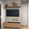 home tv novo madeira frente Armário Fácil - Armários sob medida para seu apartamento