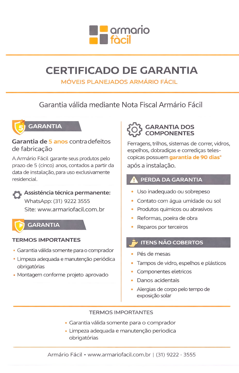 Armário Fácil - Armários sob medida para seu apartamento