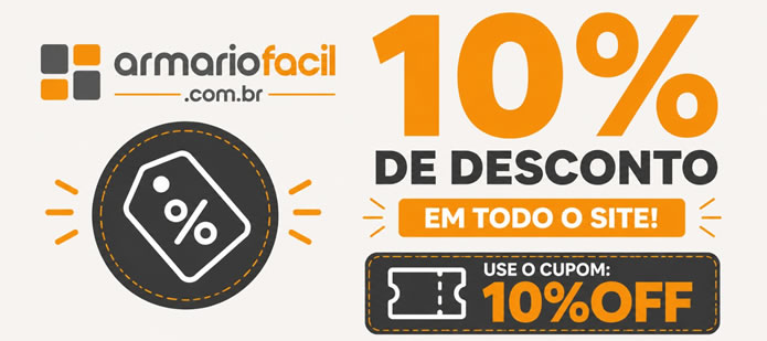 Armário Fácil - Armários sob medida para seu apartamento